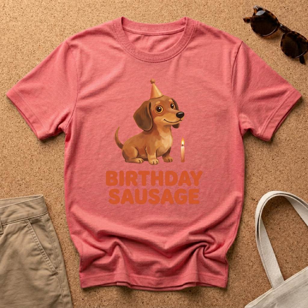 Birthday Sausage Cute T-Shirt