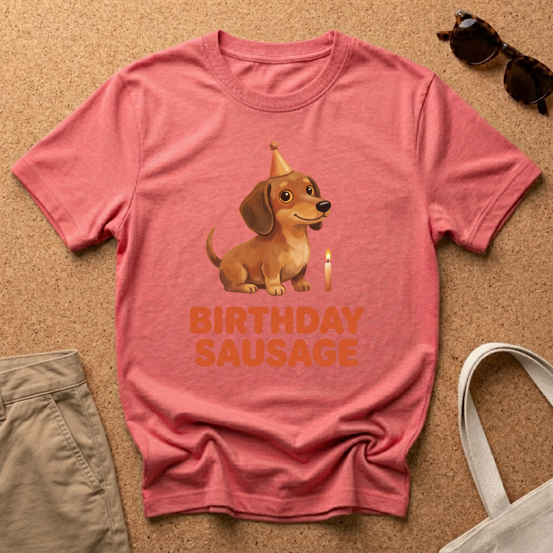 Birthday Sausage Cute T-Shirt