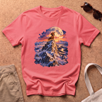 Dachshund King Mountain T-Shirt - Coral Silk