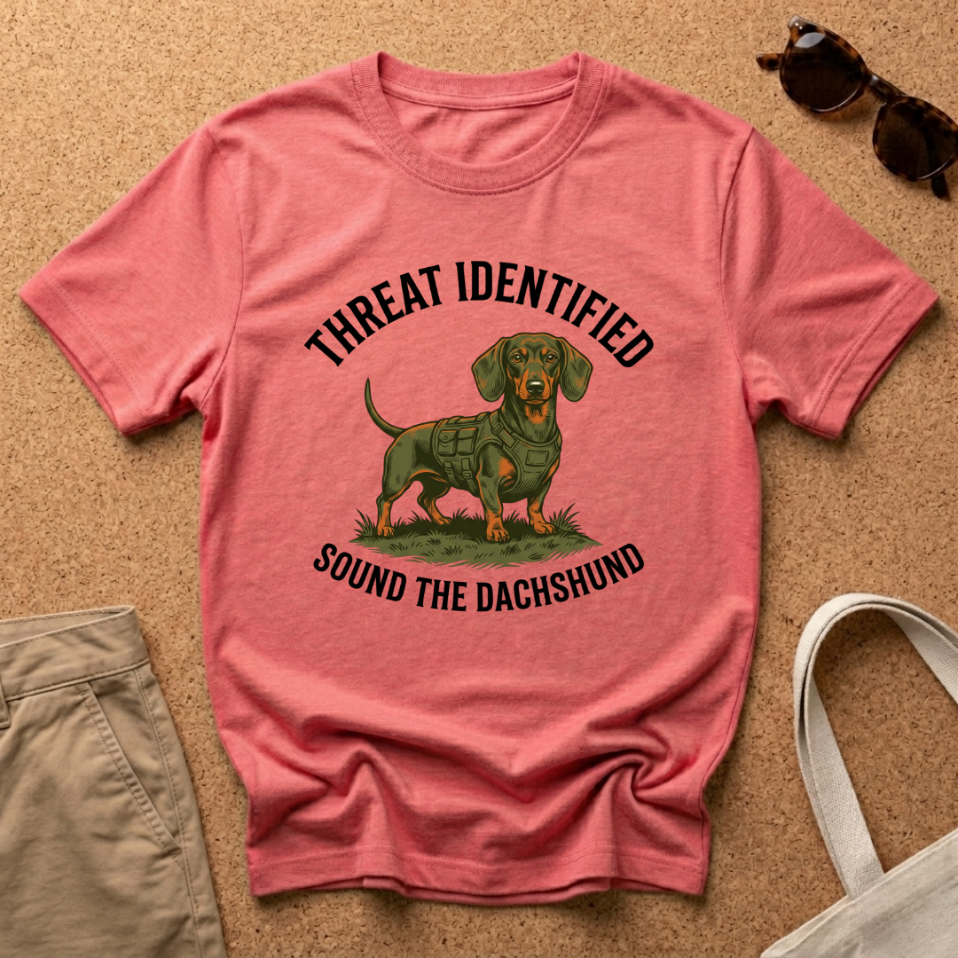 Threat Sound Dachshund T-Shirt