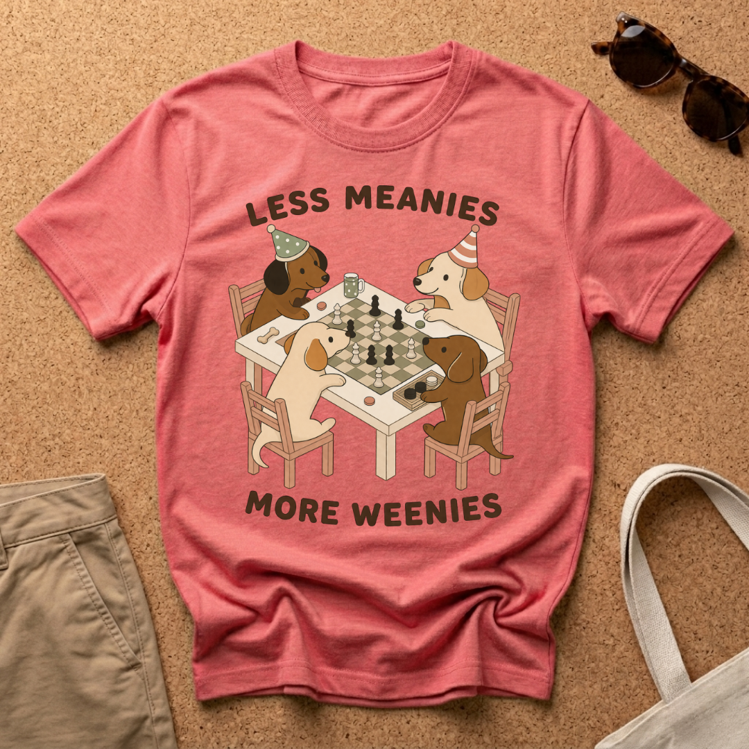 Less Meanies More Weenies T-Shirt