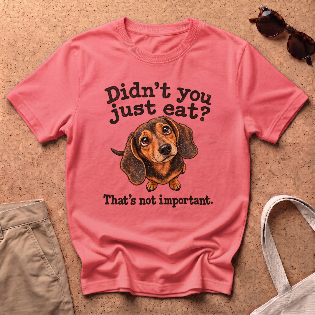 Not Important T-Shirt - Coral Silk