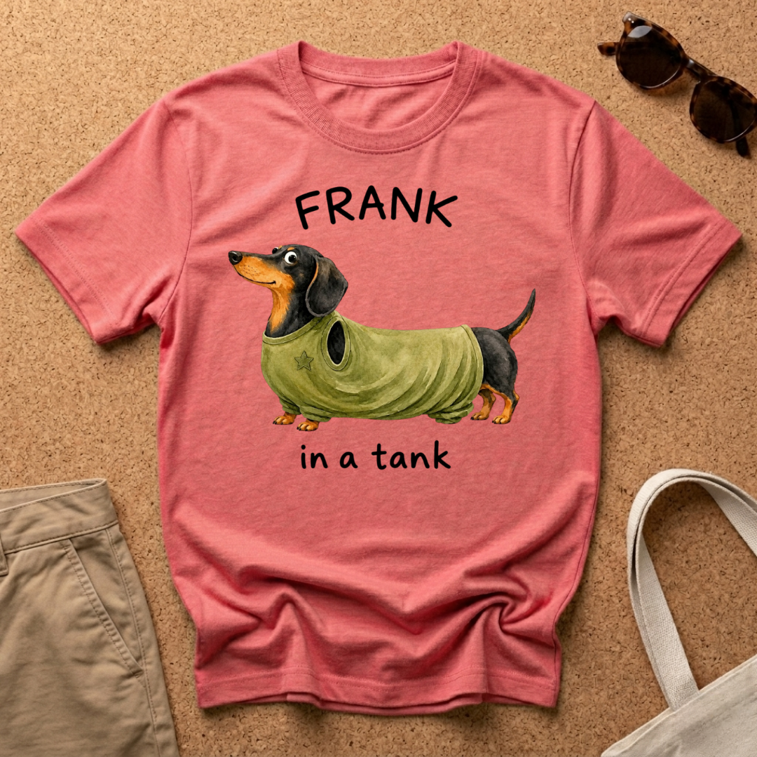 Frank in a Tank T-Shirt