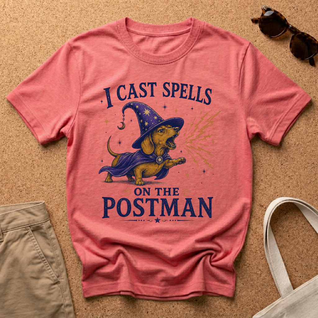 I Cast Spells on the Postman T-Shirt