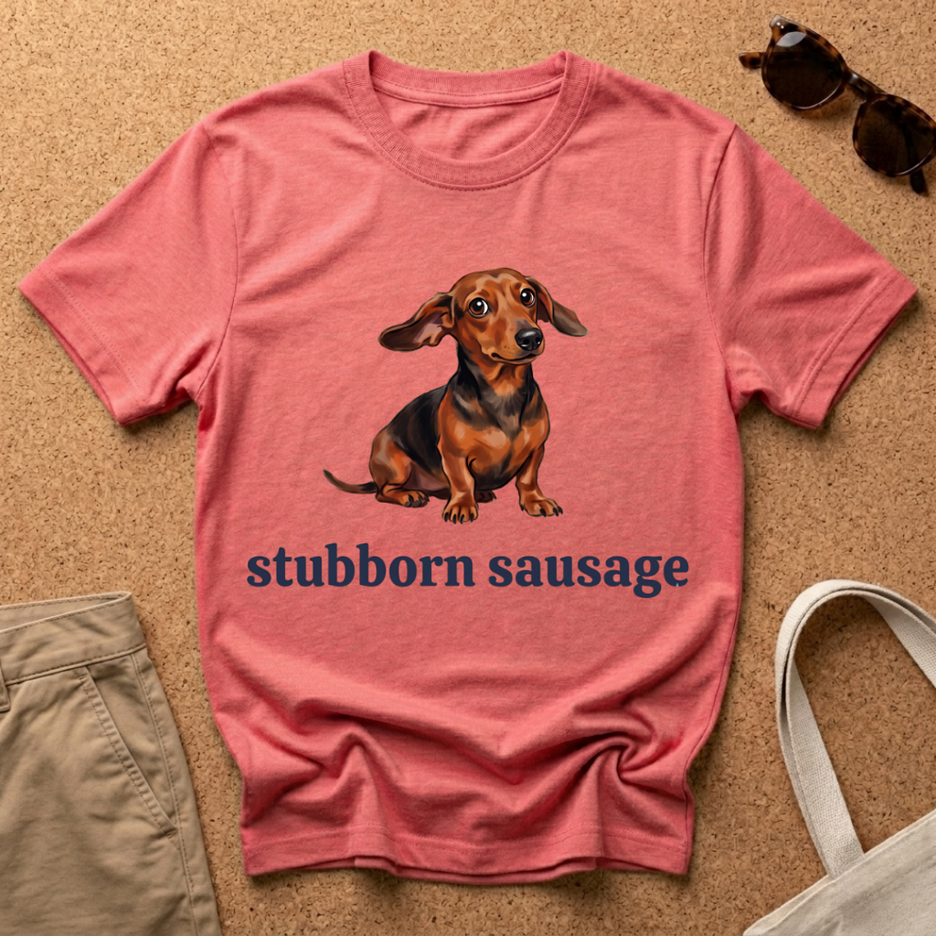 Stubborn Sausage Cute T-Shirt