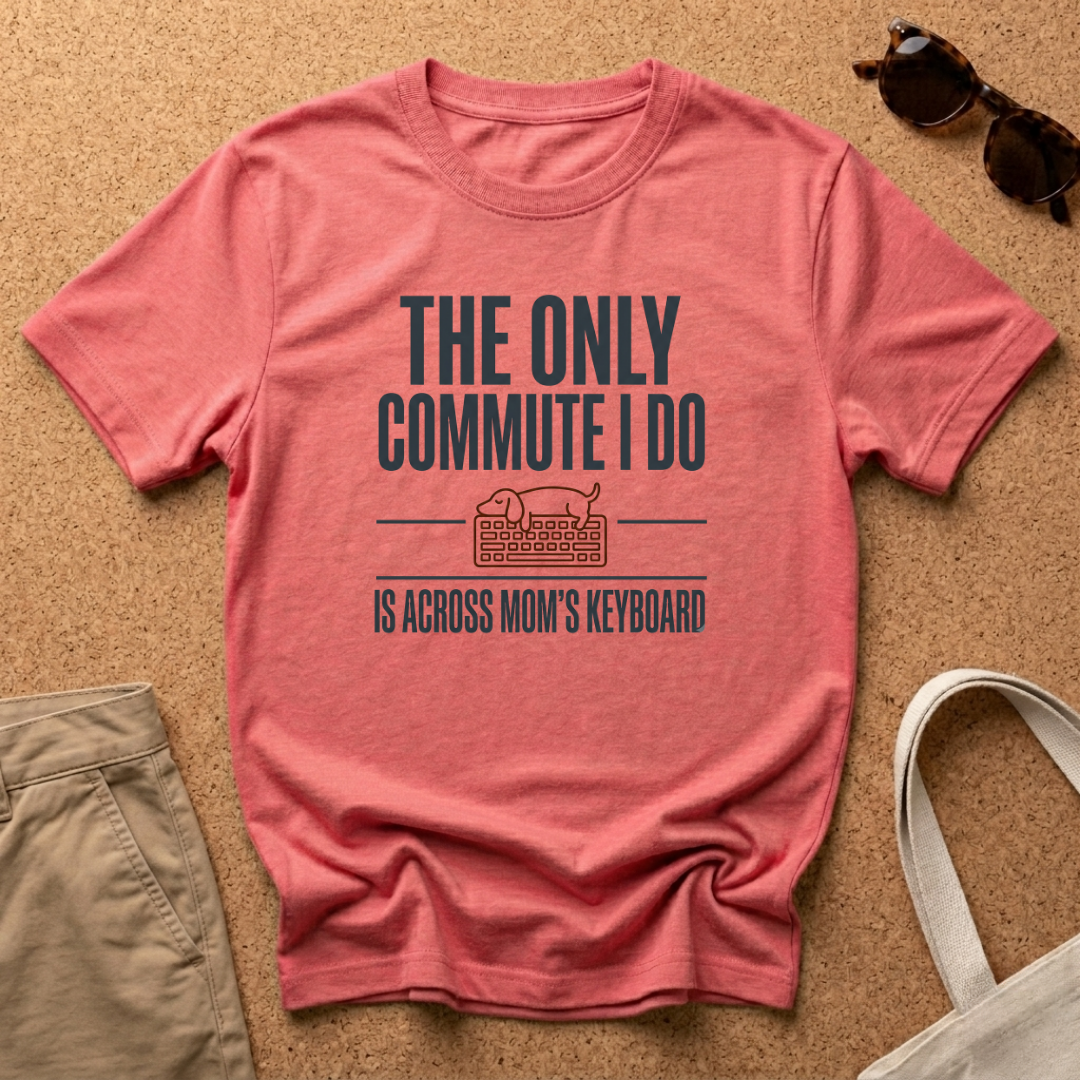 Across Mom's Keyboard T-Shirt