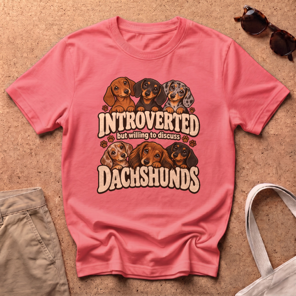 Introverted T-Shirt - Coral Silk