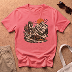 Stubborn Hike T-Shirt - Coral Silk