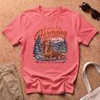Greetings Germany T-Shirt - Coral Silk