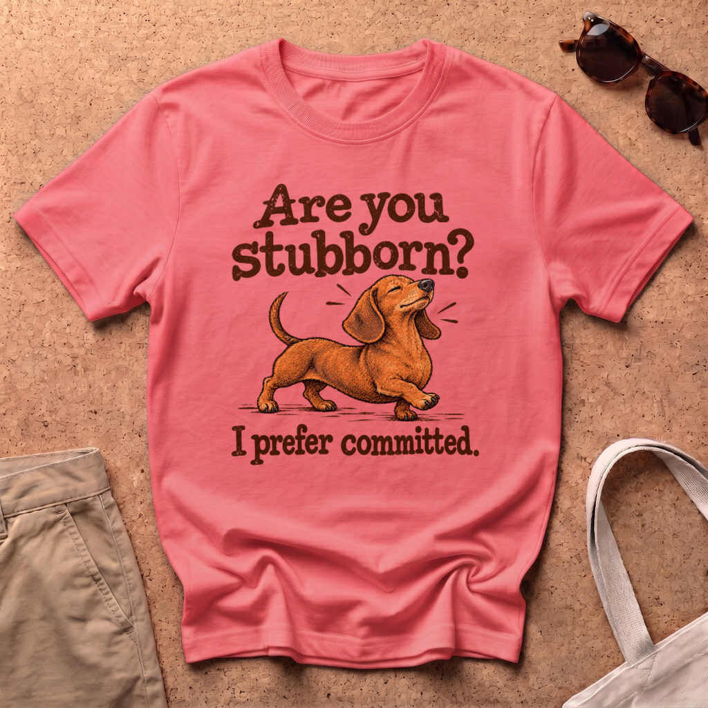 Prefer Commited T-Shirt - Coral Silk