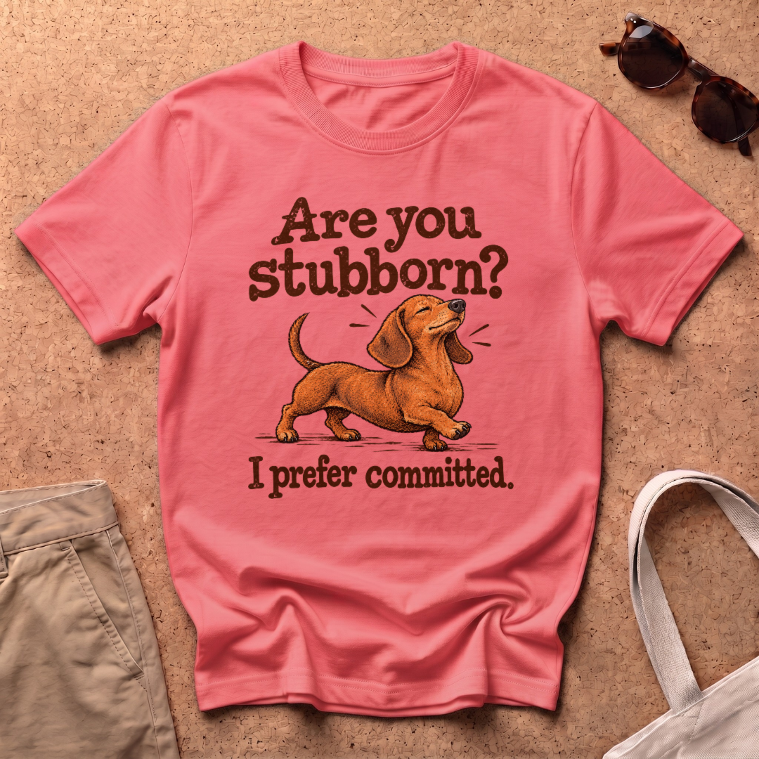 Prefer Commited T-Shirt - Coral Silk