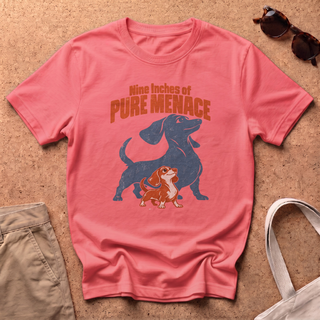 Pure Menace T-Shirt - Coral Silk