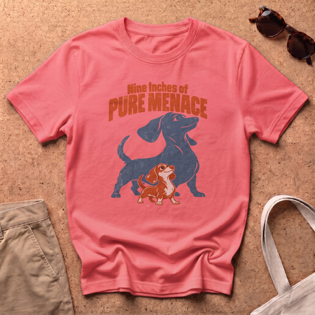 Pure Menace T-Shirt - Coral Silk