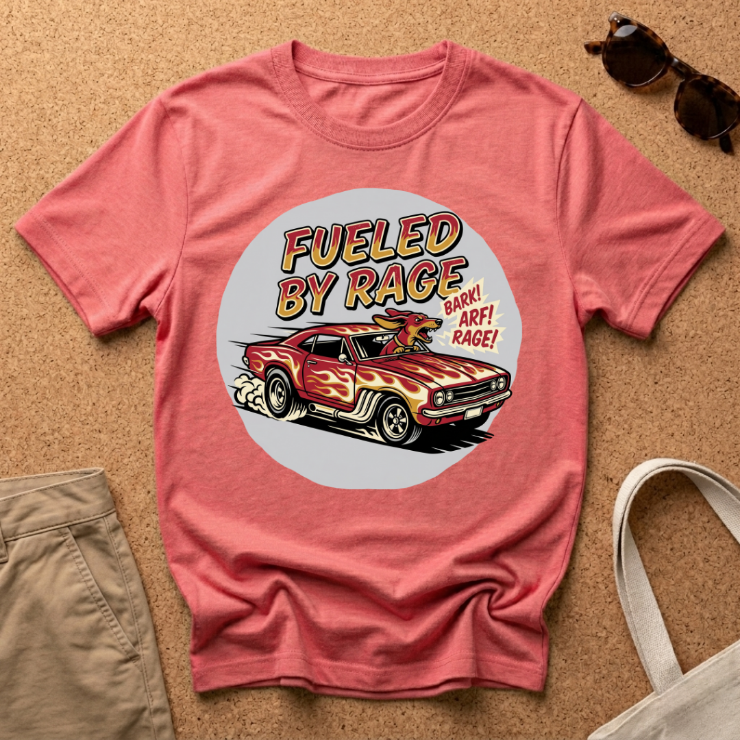 Fueled By Rage and Hotwheels T-Shirt