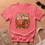 Low and Slow T-Shirt - Coral Silk