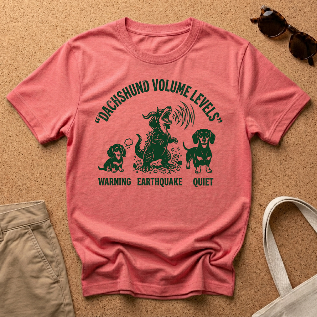 Dachshund Earthquake T-Shirt