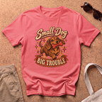 Big Trouble T-Shirt - Coral Silk