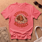 Dangerously Snuggly T-Shirt - Coral Silk