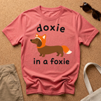 Doxie in a Foxie T-Shirt