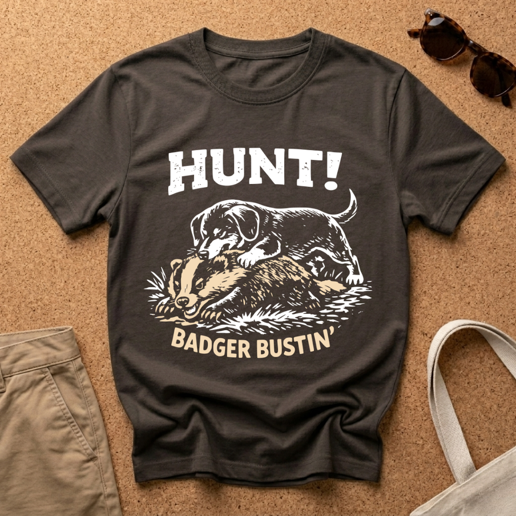 Hunt! Badger Bustin' T-Shirt