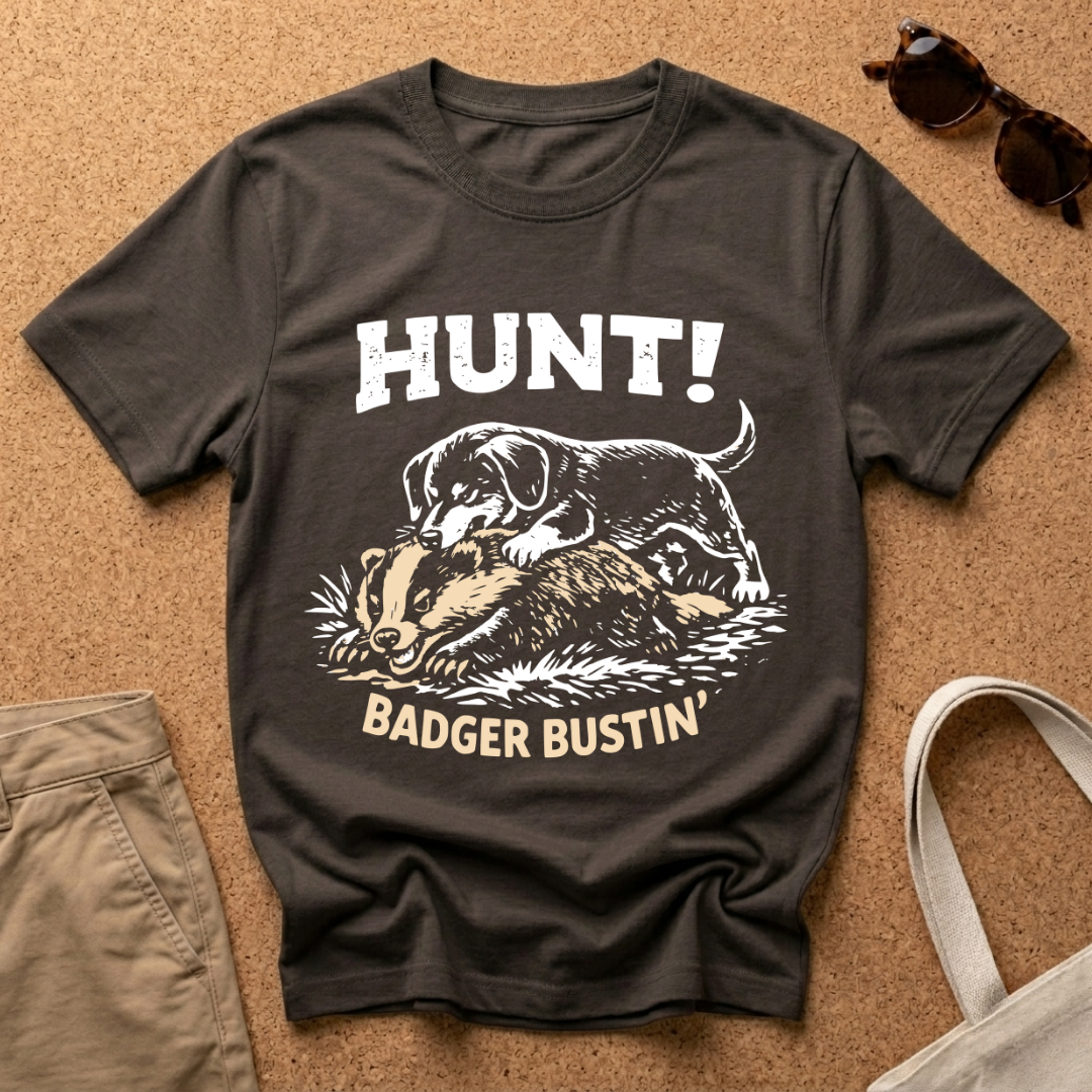Hunt! Badger Bustin' T-Shirt