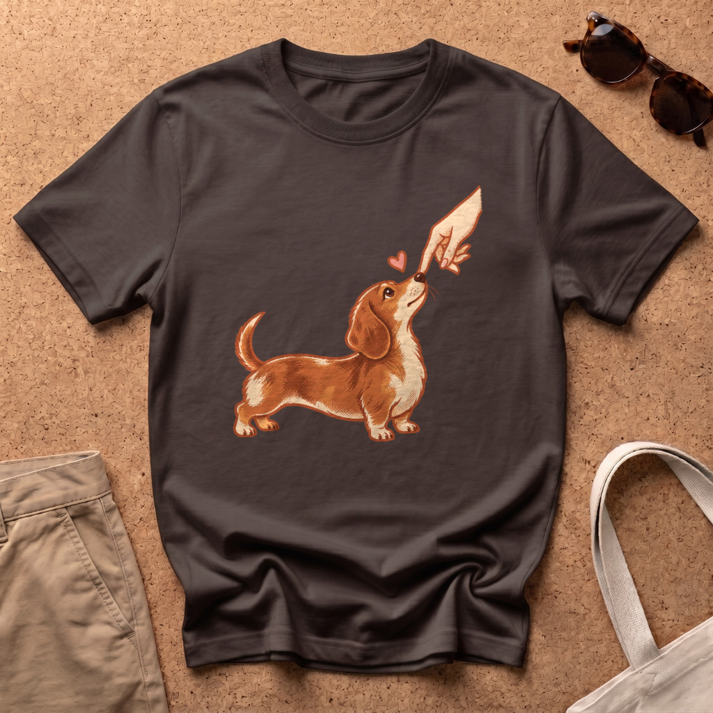 Nose Boop T-Shirt - Dark Chocolate