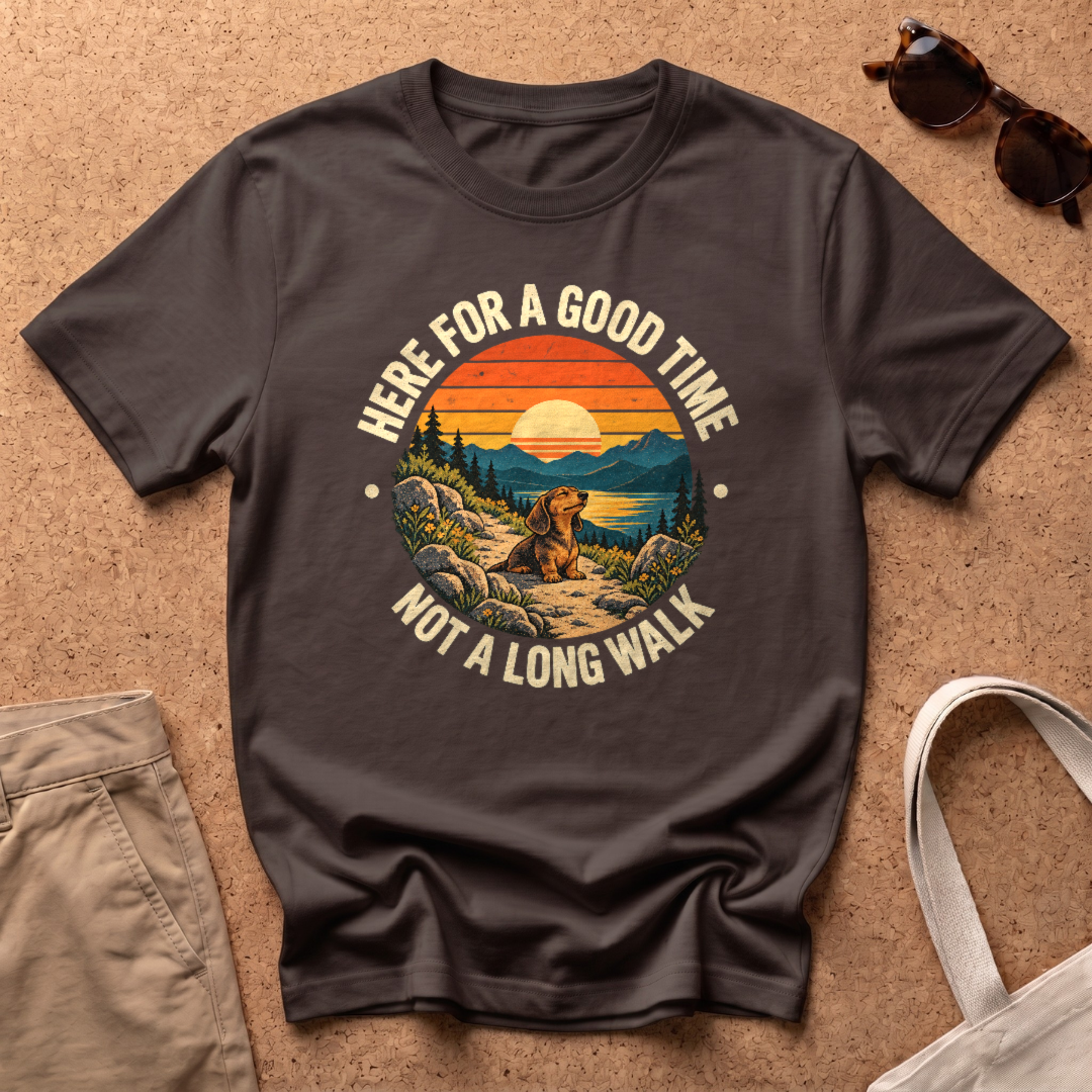 Not Long Walk T-Shirt - Dark Chocolate