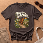 The Long Way T-Shirt - Dark Chocolate