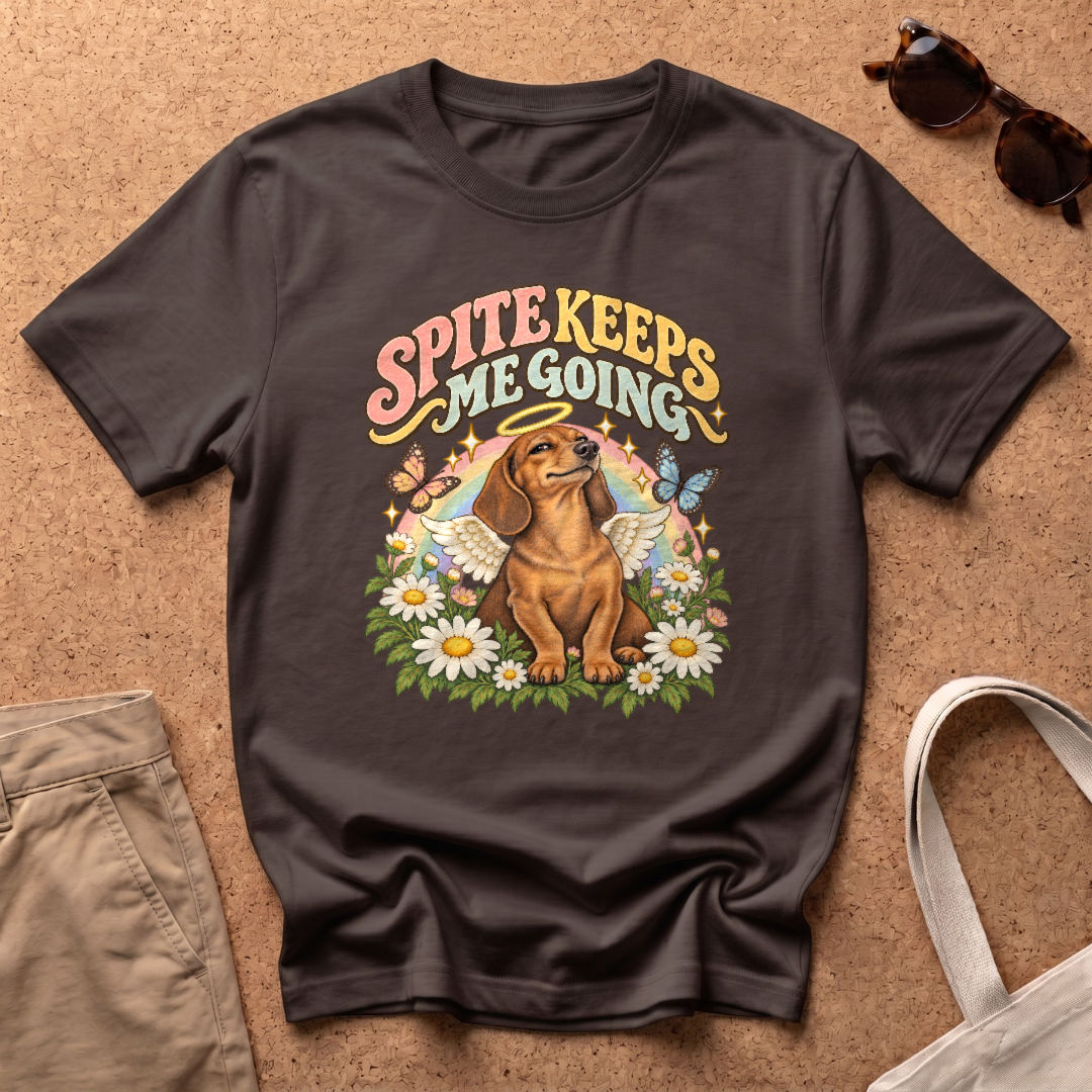 Spite Keeps T-Shirt - Dark Chocolate