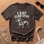 Eat Floor Stuff T-Shirt - Dark Chocolate
