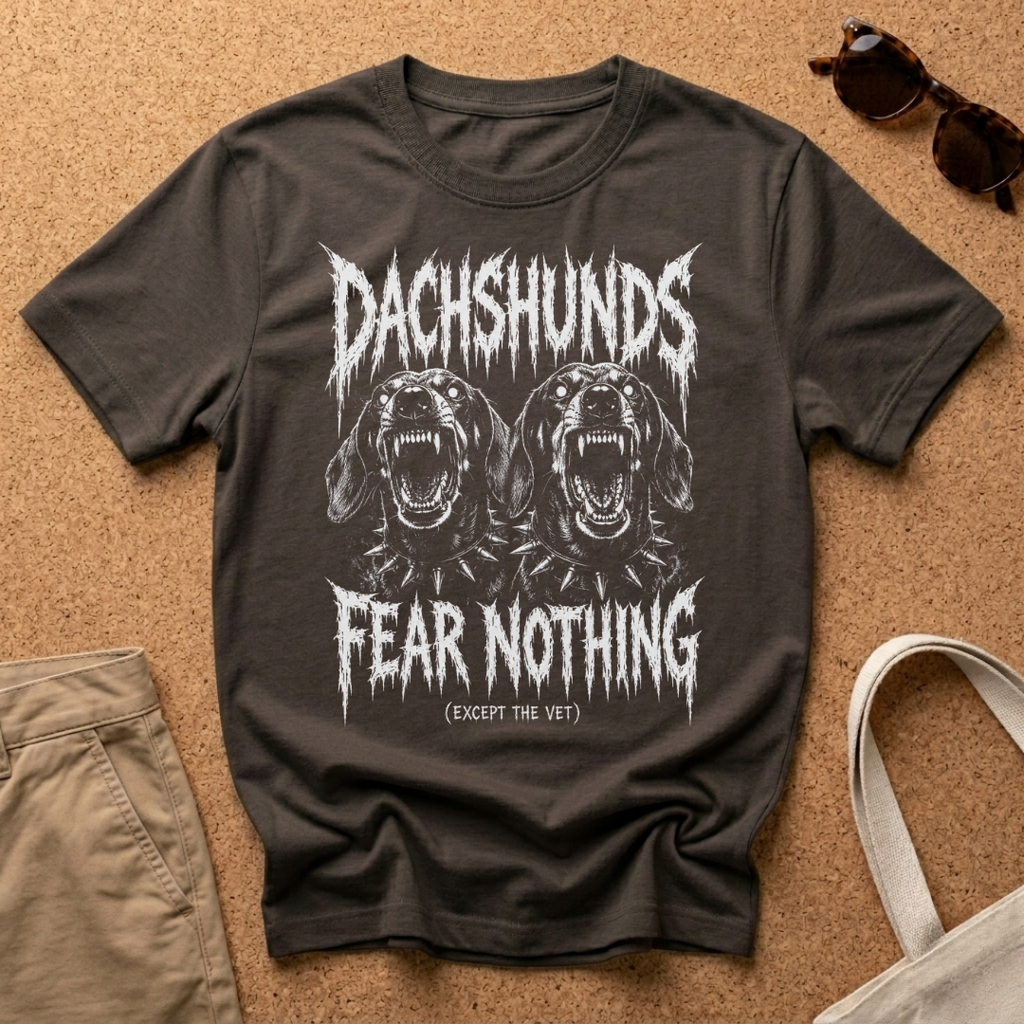 Dachshunds Fear Nothing T-Shirt