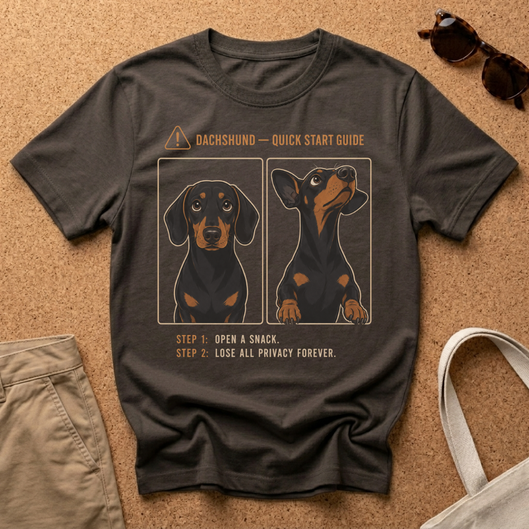 Dachshund Quick Start Guide T-Shirt