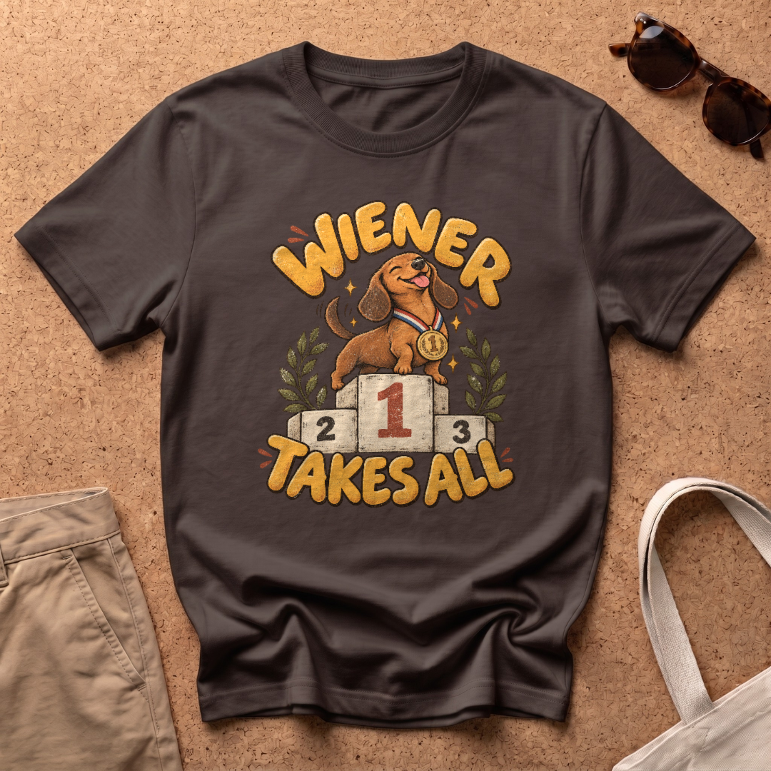 Takes All T-Shirt - Dark Chocolate