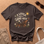 Long Way Dachshund T-Shirt - Dark Chocolate