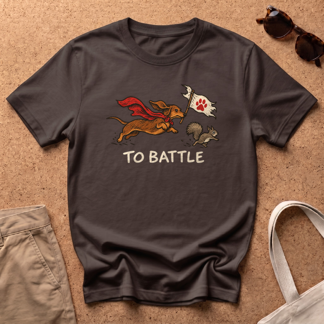 To Battle T-Shirt - Dark Chocolate
