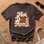 Hot Dog Mama T-Shirt - Dark Chocolate
