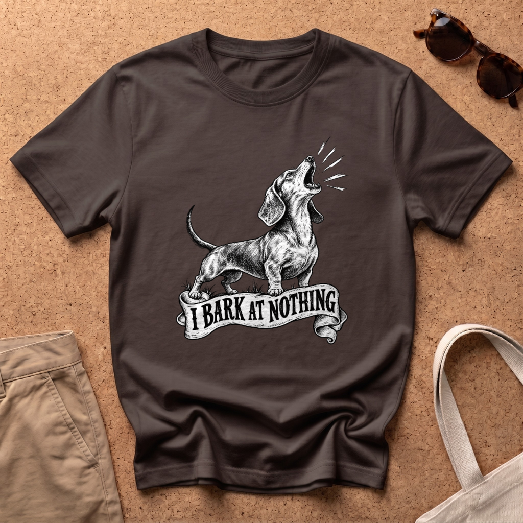 Barking Nothing T-Shirt - Dark Chocolate