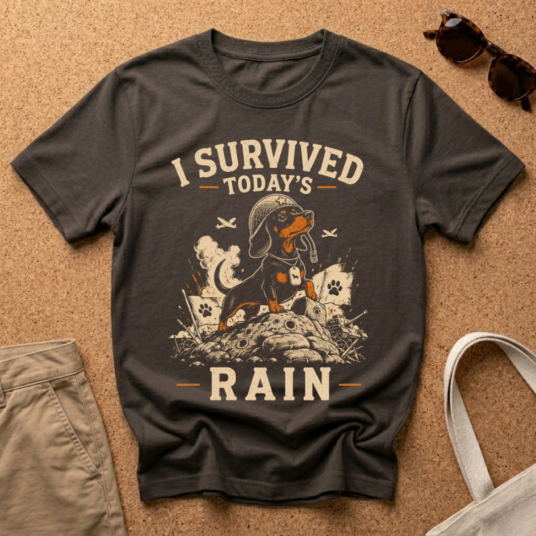 I Survived Today's Rain T-Shirt