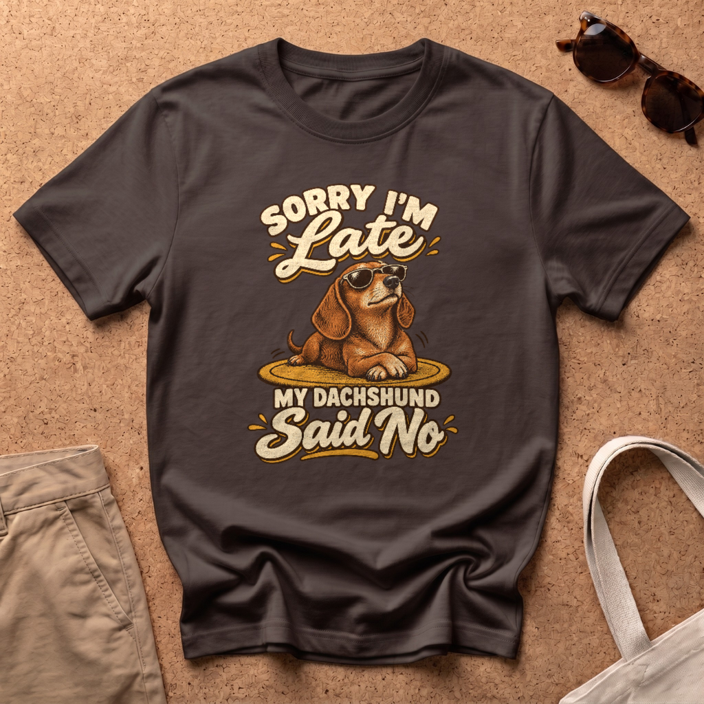 Dachshund Said T-Shirt - Dark Chocolate