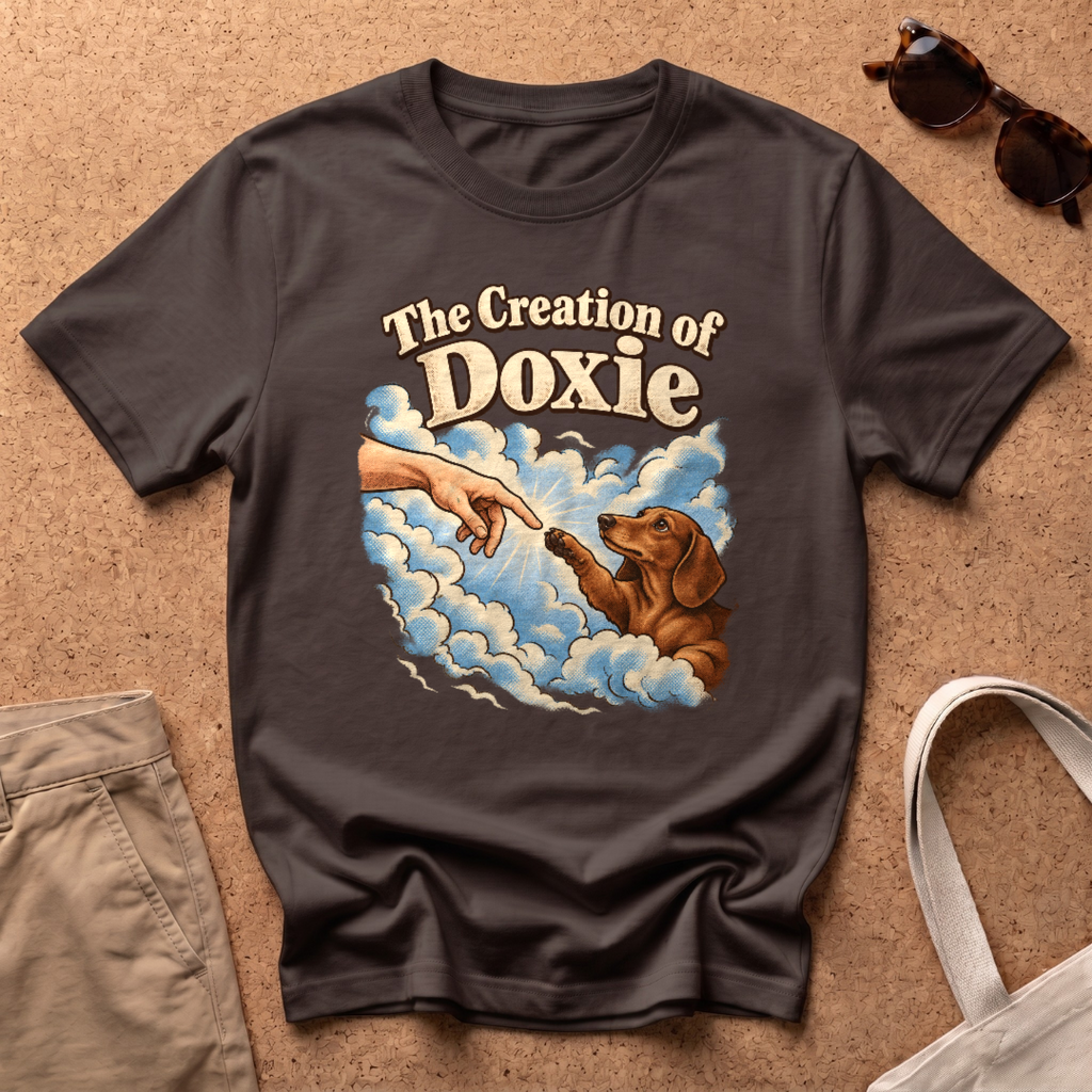 Creation Doxie T-Shirt - Dark Chocolate