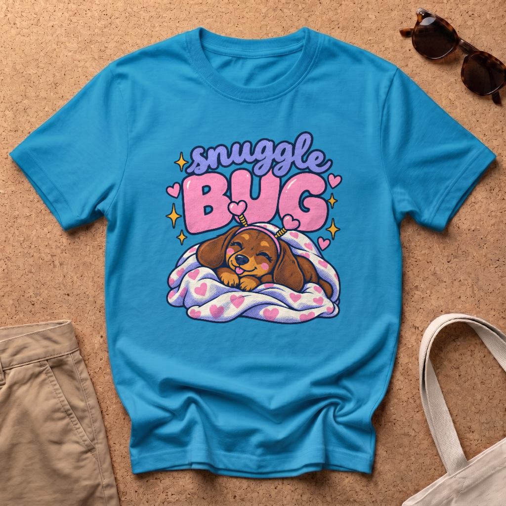 Snuggle Bug T-Shirt - Heather Sapphire