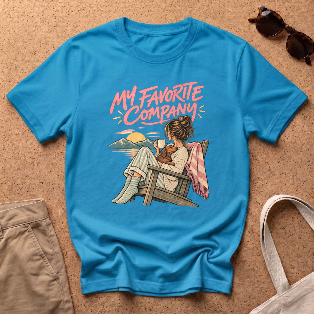 Favorite Company T-Shirt - Heather Sapphire