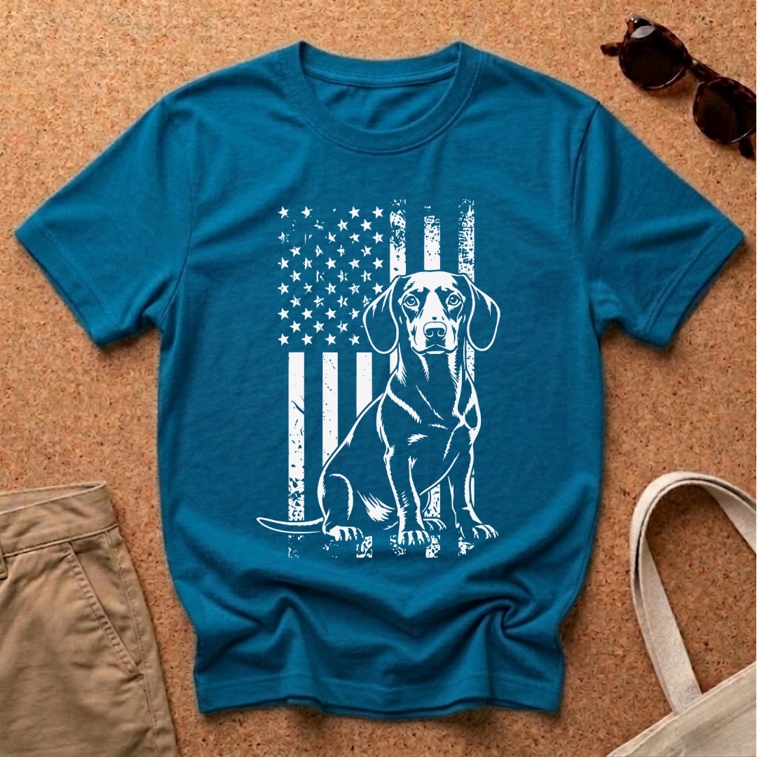 Dachshund Flag T-Shirt