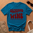 Dachshund and Wine T-Shirt