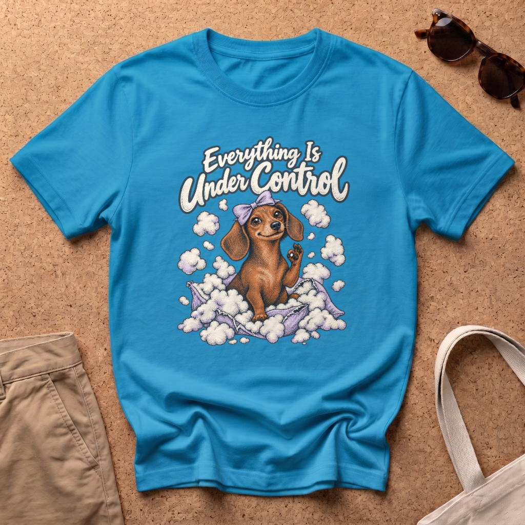 Under Control T-Shirt - Heather Sapphire