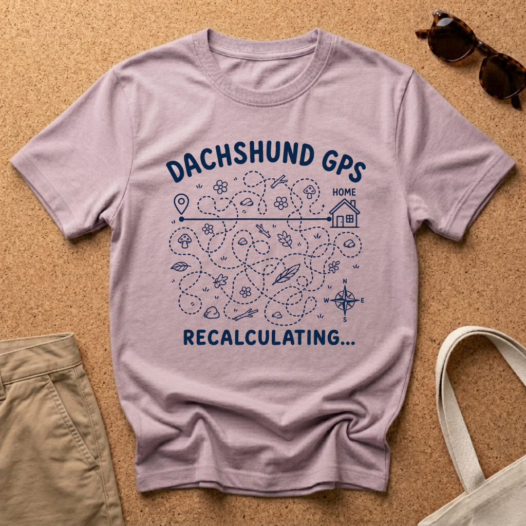 Dachshund GPS T-Shirt
