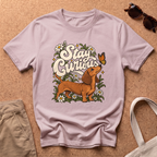 Stay Curious T-Shirt - Light Pink