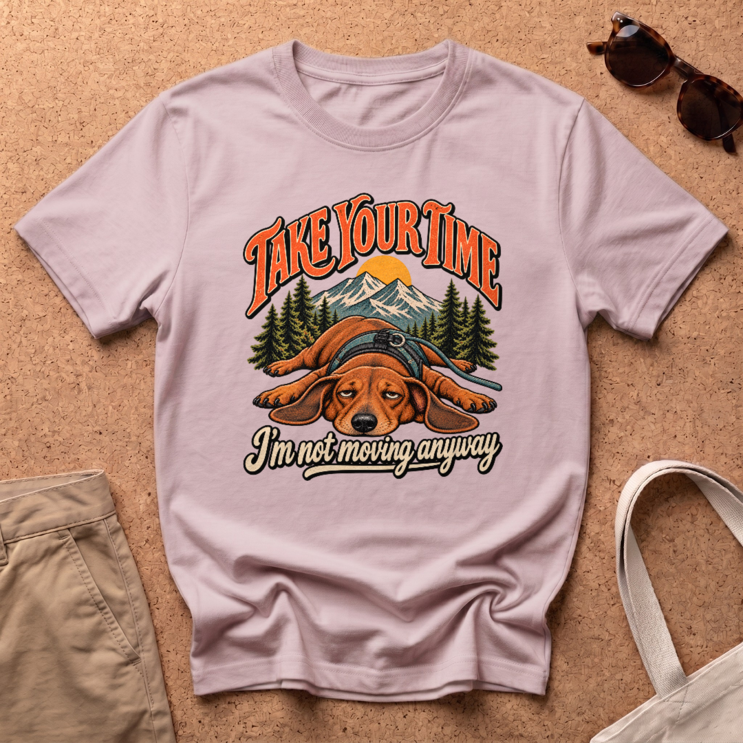 Take Your Time T-Shirt - Light Pink