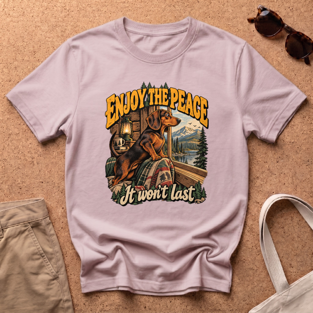 Enjoy The Peace T-Shirt - Light Pink