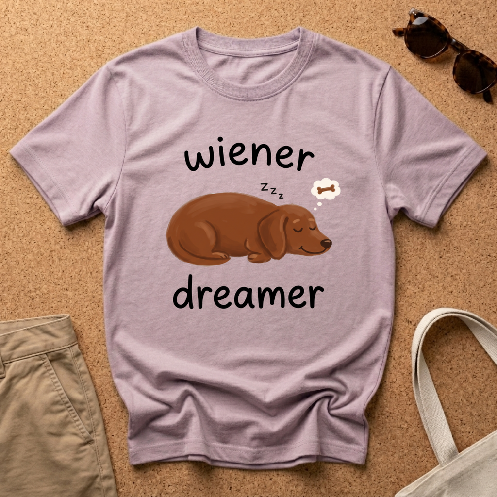 Wiener Dreamer Cartoon T-Shirt